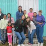 James Stafford, Rachel Knight, and Vanessa Rubingh, with VBS teachers Paola and Yudith, and some of the kids from the Mandubi VBS