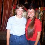 Vanessa with Mimi upon graduation from Italian school
